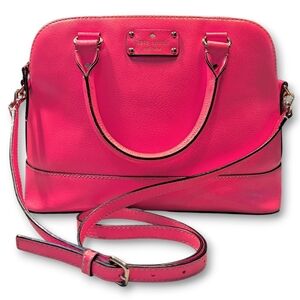 Kate Spade Wellesley Rachelle Satchel / Crossbody — Hot Rose / Pink